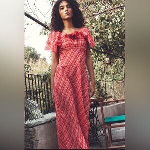 Doen Nevara Dress in Sylvie Plaid - NWT